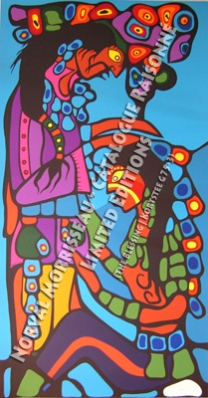Norval Morrisseau Print - The Blessing_small
